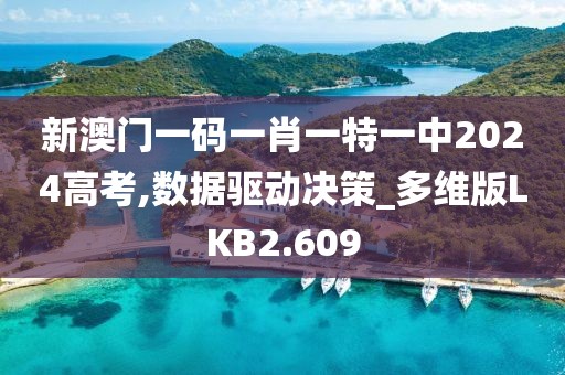 新澳门一码一肖一特一中2024高考,数据驱动决策_多维版LKB2.609