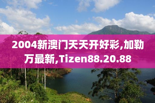 2004新澳门天天开好彩,加勒万最新,Tizen88.20.88