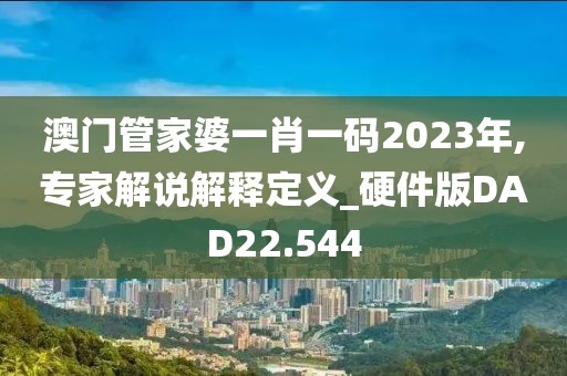 澳门管家婆一肖一码2023年,专家解说解释定义_硬件版DAD22.544