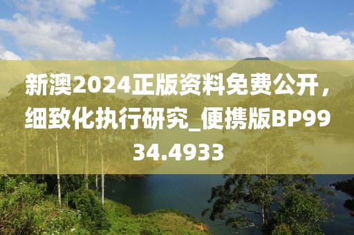 新澳2024正版资料免费公开，细致化执行研究_便携版BP9934.4933
