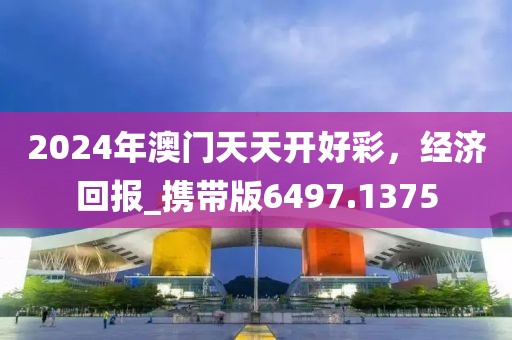 2024年澳门天天开好彩，经济回报_携带版6497.1375