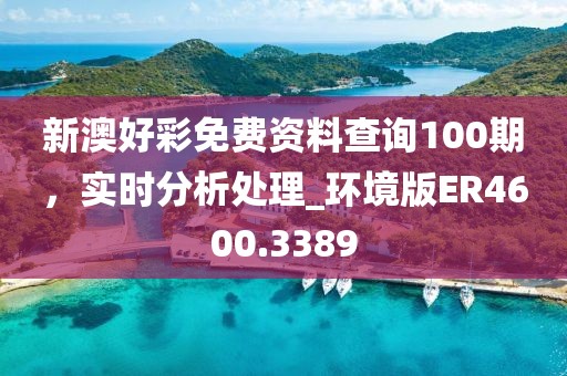 新澳好彩免费资料查询100期，实时分析处理_环境版ER4600.3389