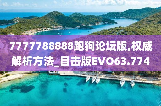 7777788888跑狗论坛版,权威解析方法_目击版EVO63.774