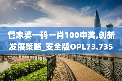 管家婆一码一肖100中奖,创新发展策略_安全版OPL73.735
